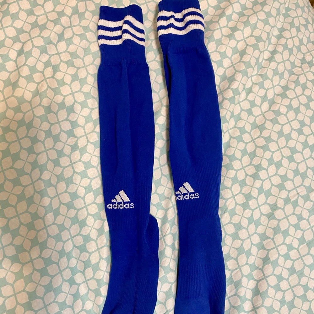 Adidas Royal Blue soccer socks